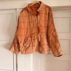 Free People Dolman Quilted Knit Jacket